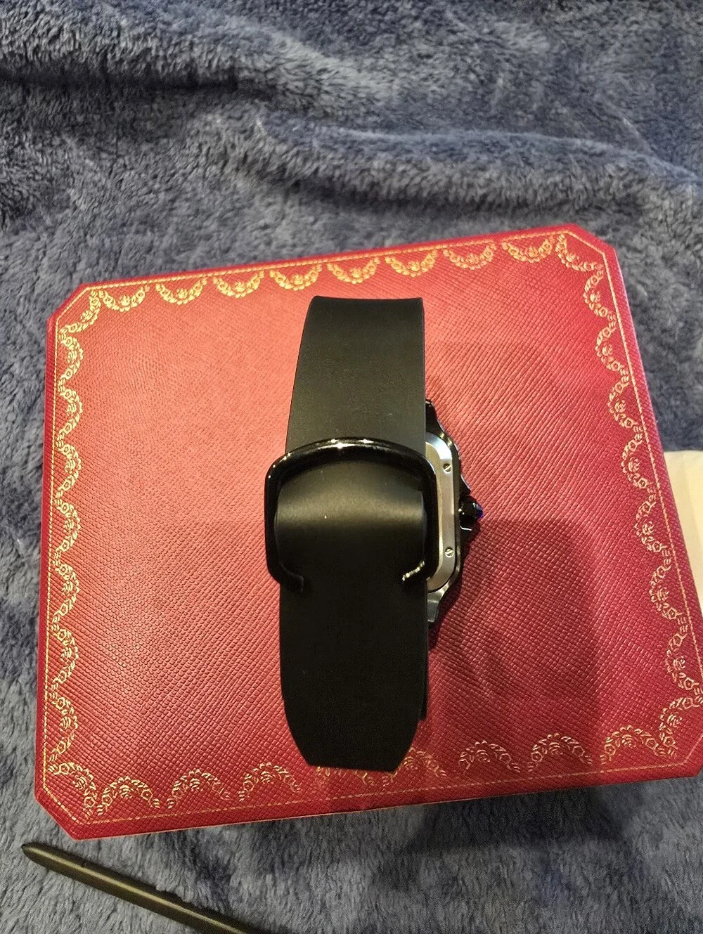 Mens Black Industrial Style Watch